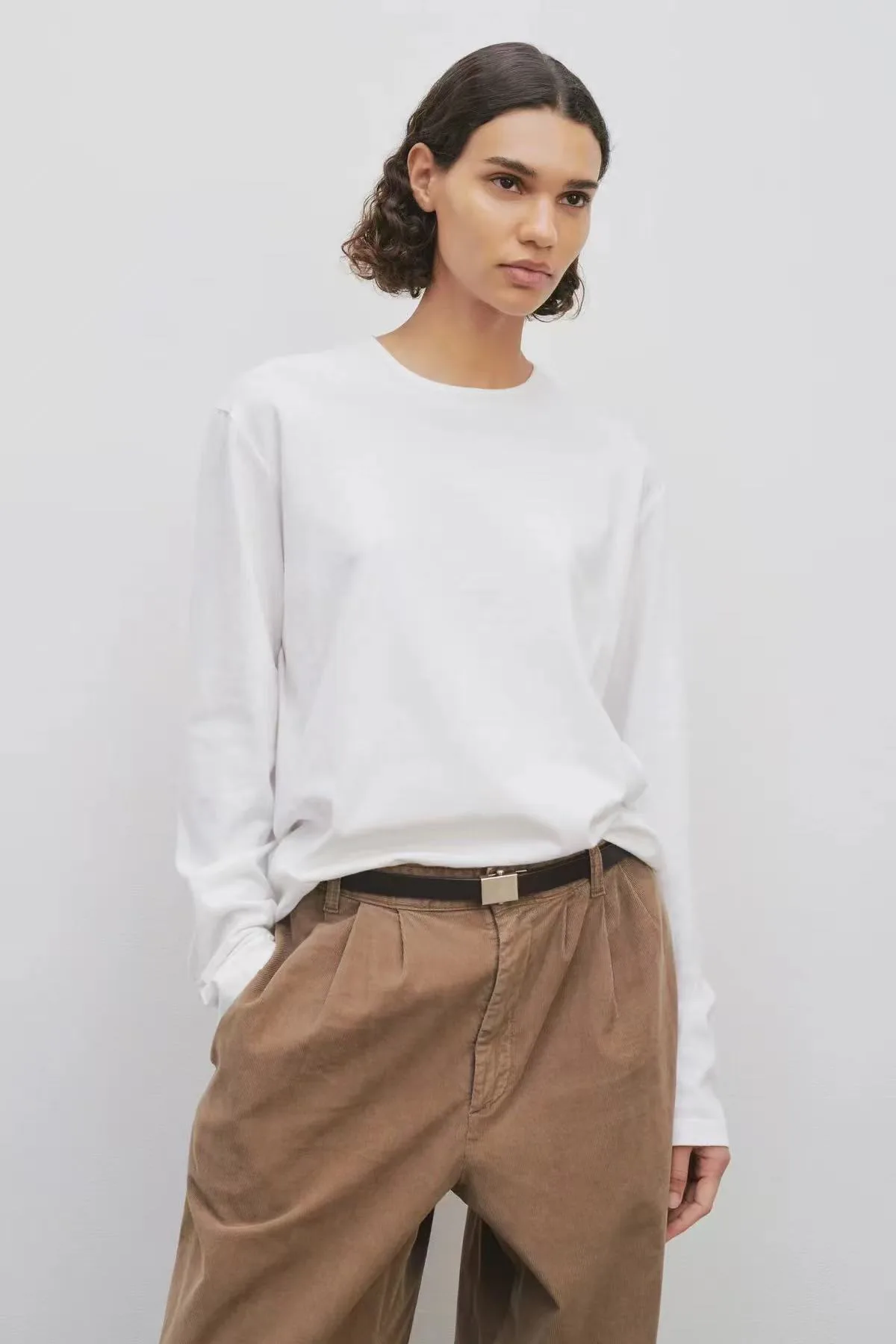 Лонгсливы Женские The Row 5064151