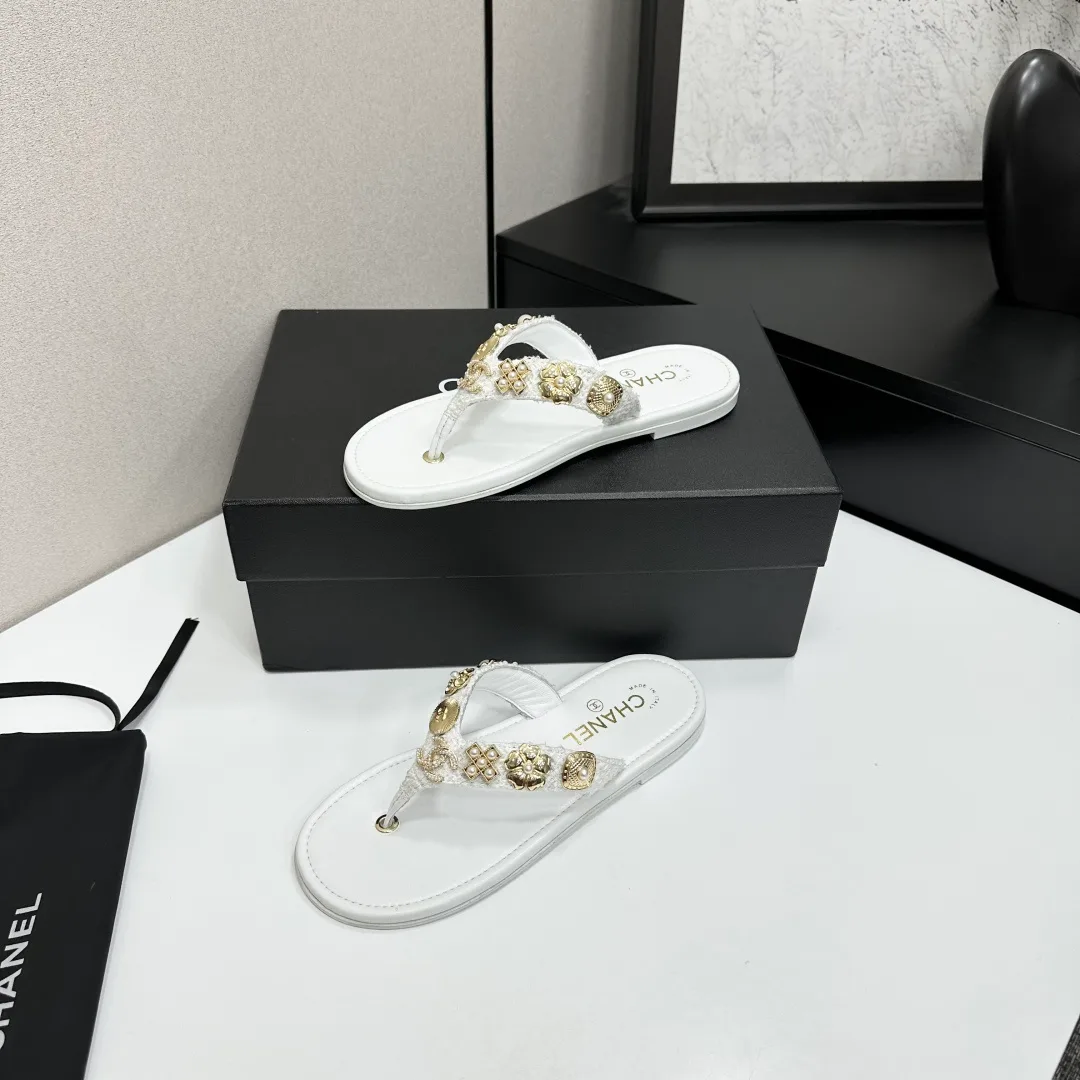 Шлепанцы Женские Chanel 1518397