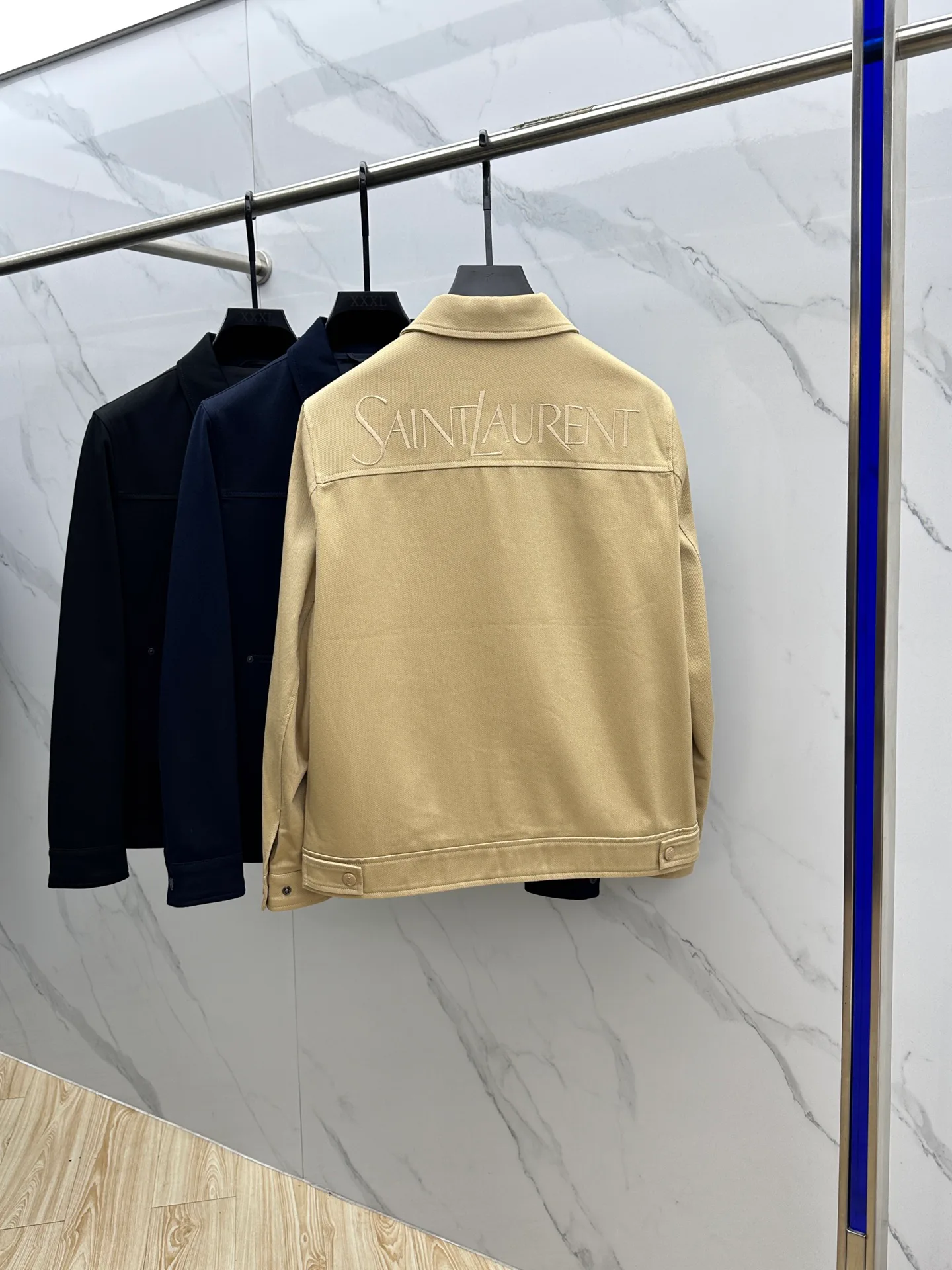 Куртки И Пуховики Мужские Saint Laurent 940684