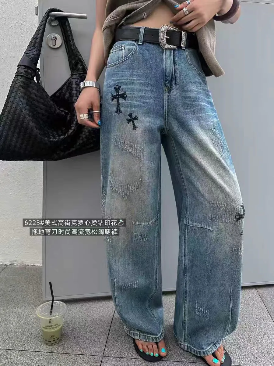 Джинсы Женские Chrome Hearts 11249895