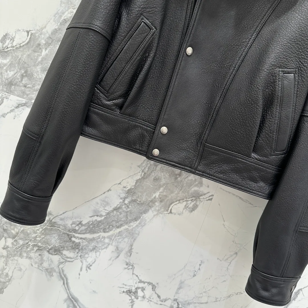 Кожаные Куртки И Дублёнки Женские Saint Laurent 10387481