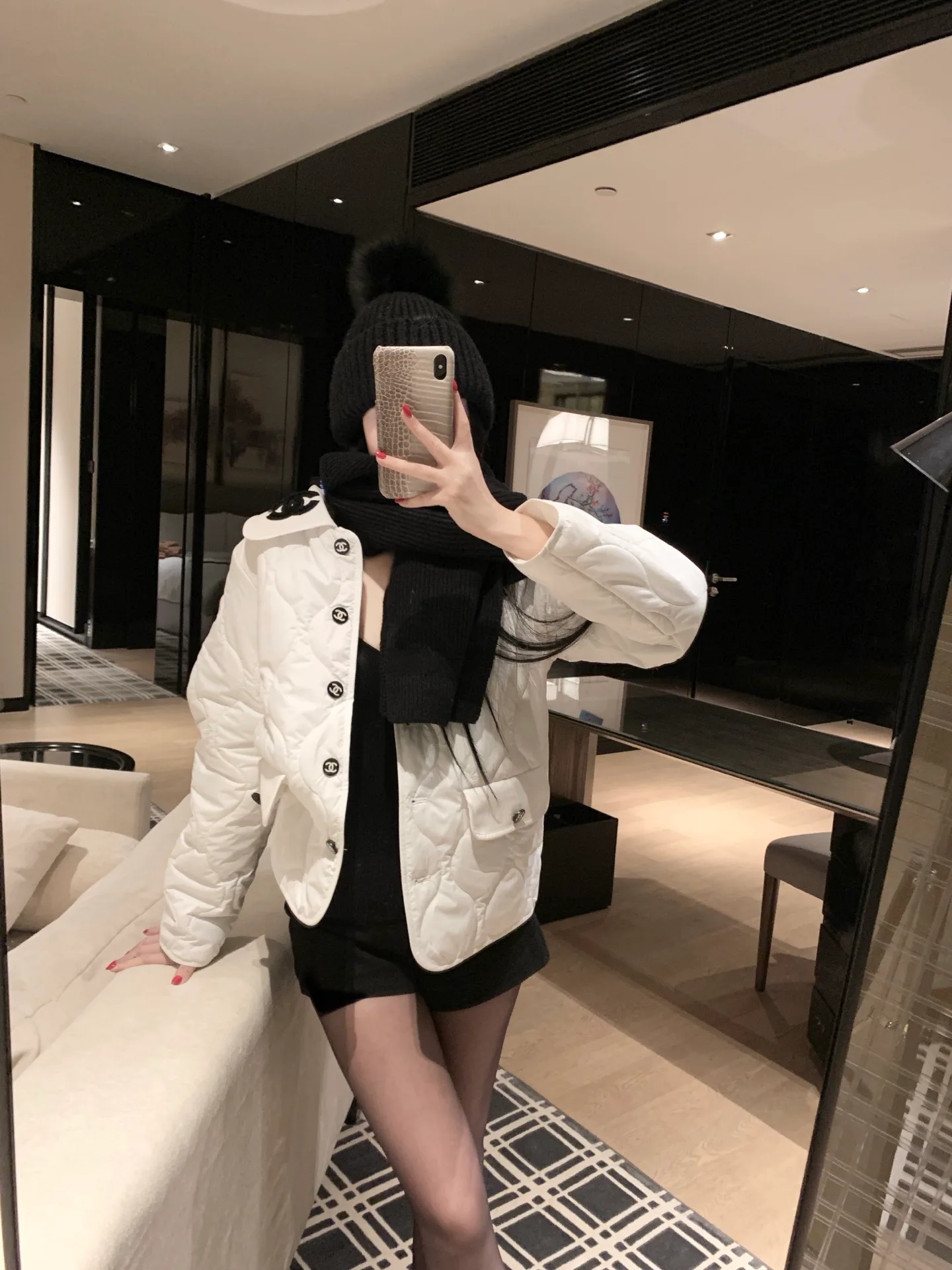 Куртки И Пуховики Женские Chanel 835763