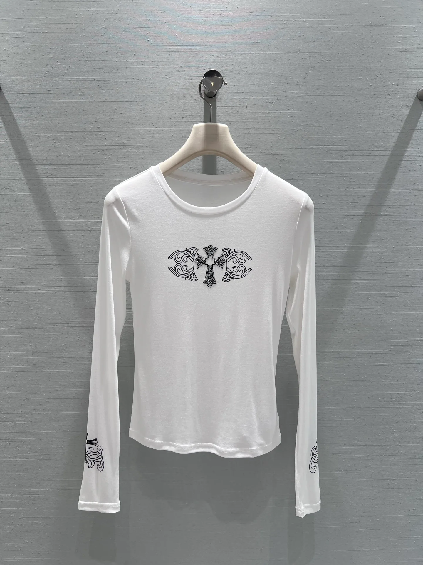 Лонгсливы Женские Chrome Hearts 1521079