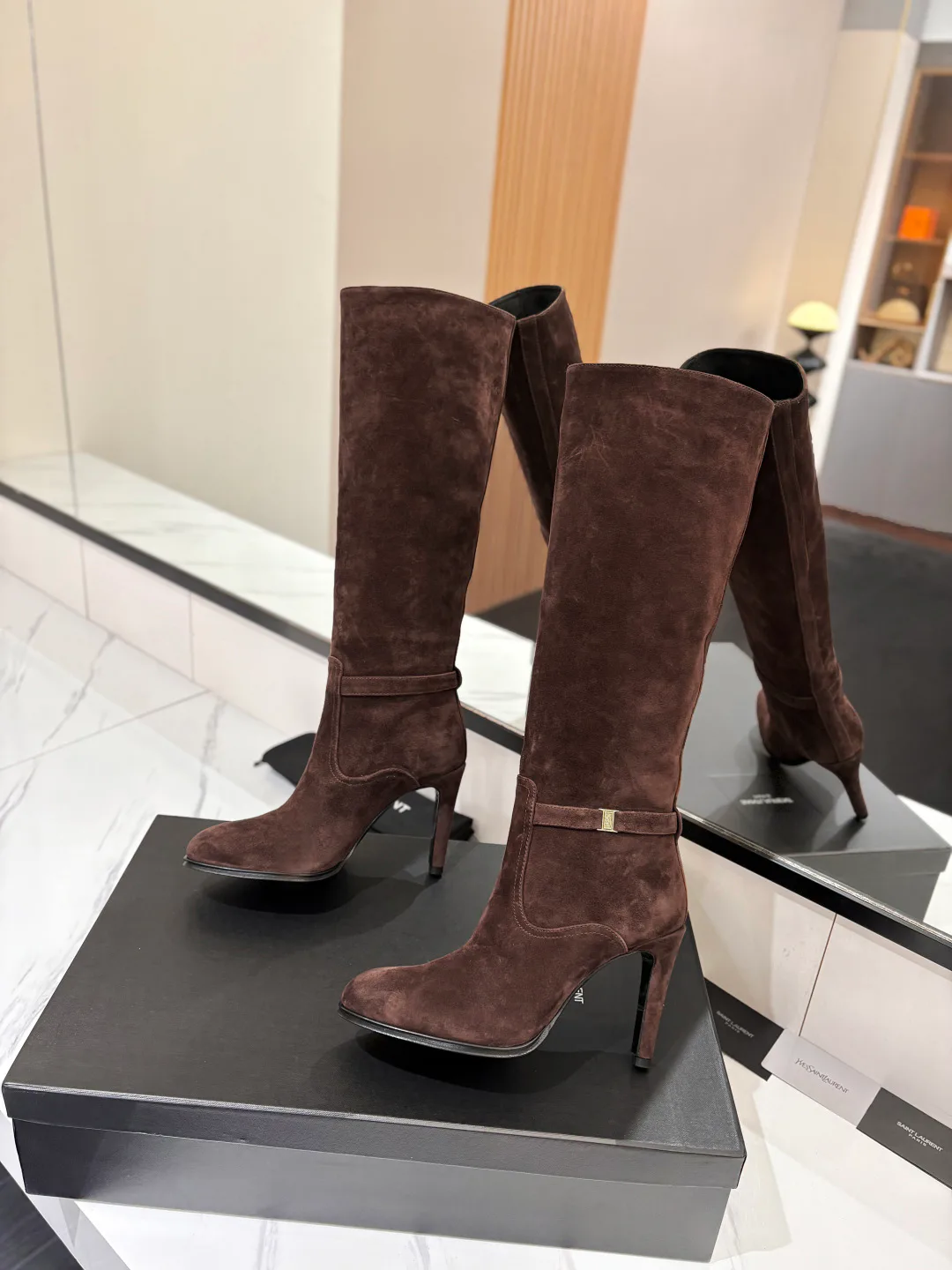 Сапоги Женские Saint Laurent 18508902