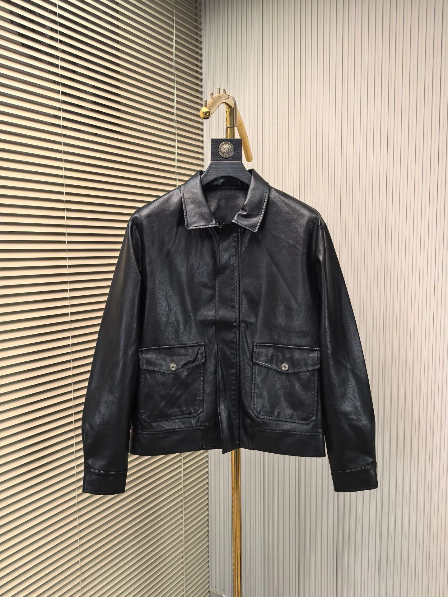 Кожаные Куртки И Дублёнки Мужские Dolce & Gabbana 11411445