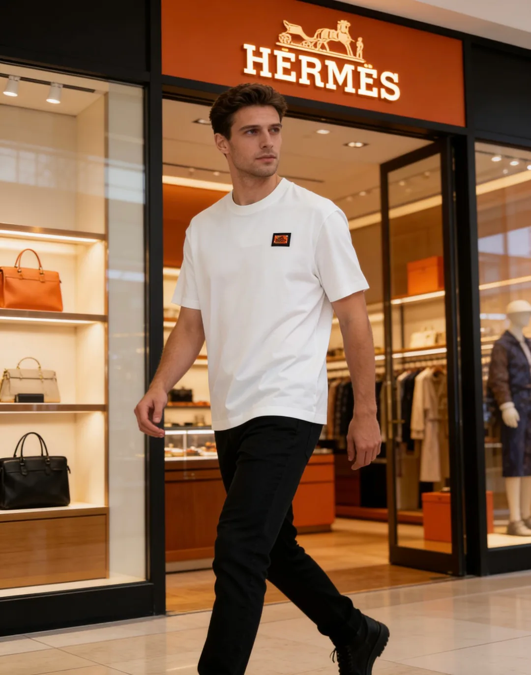 Футболки Мужские Hermes 13442027