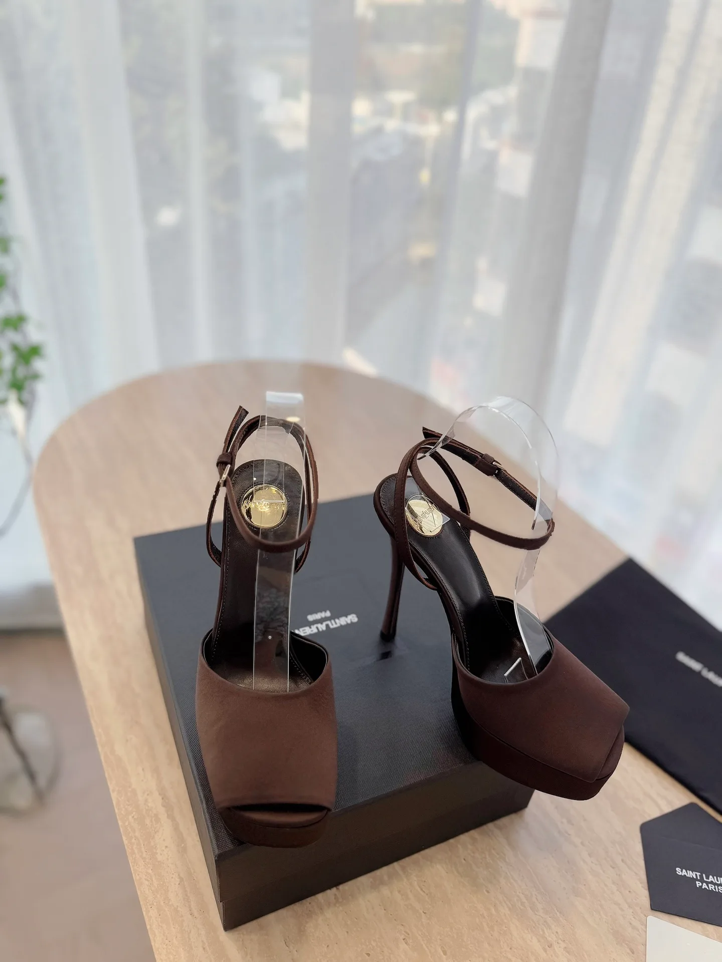Босоножки Женские Saint Laurent 12815365