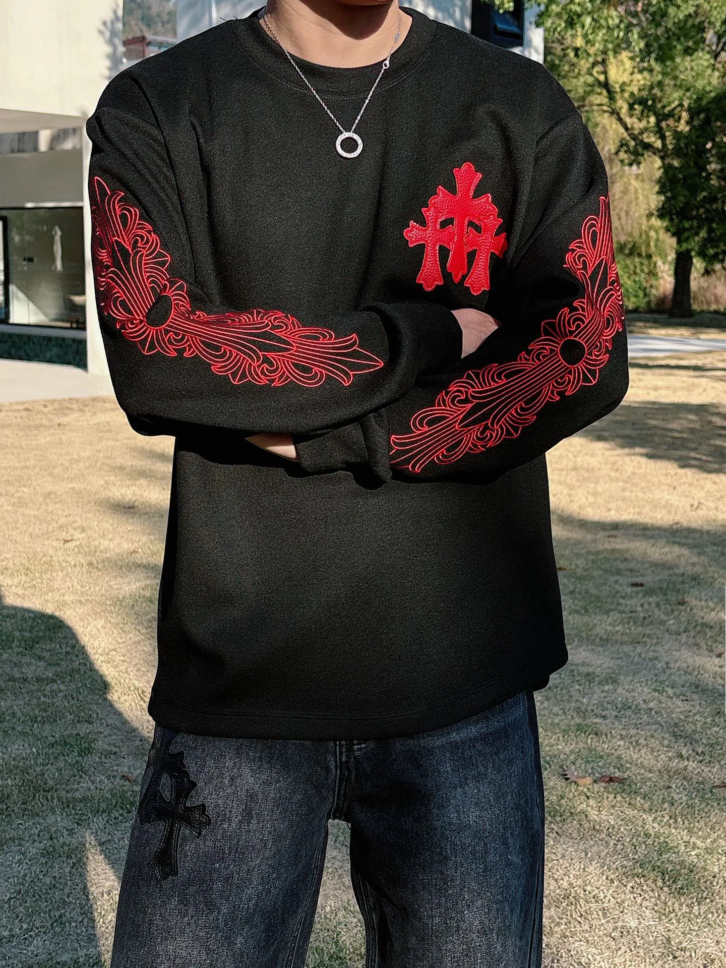 Свитшоты И Худи Мужские Chrome Hearts 1139239