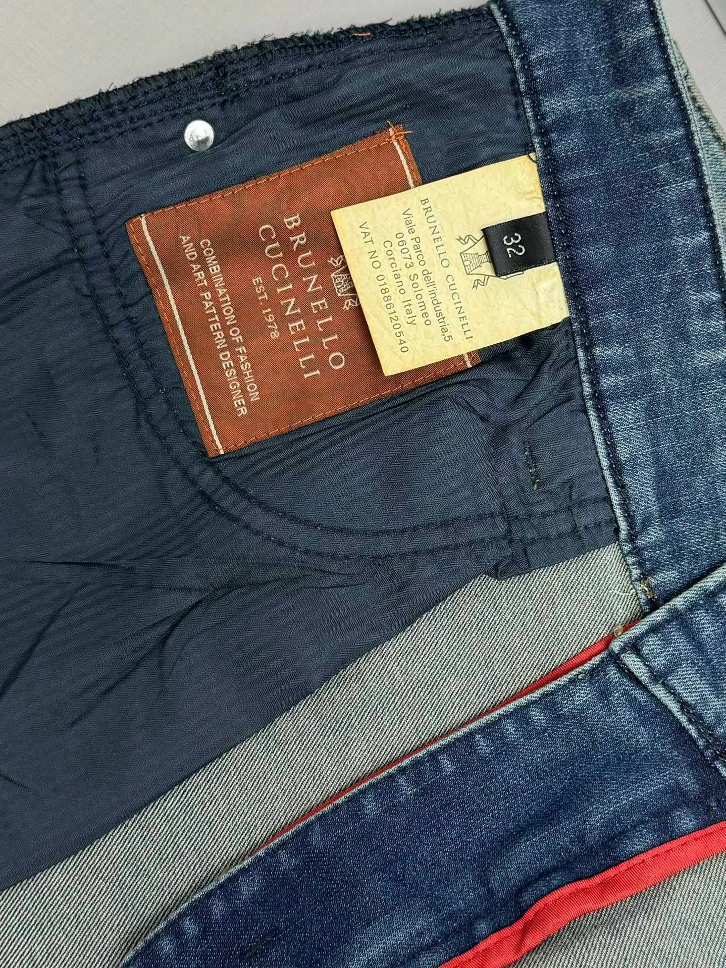 Джинсы Мужские Brunello Cucinelli 11240551