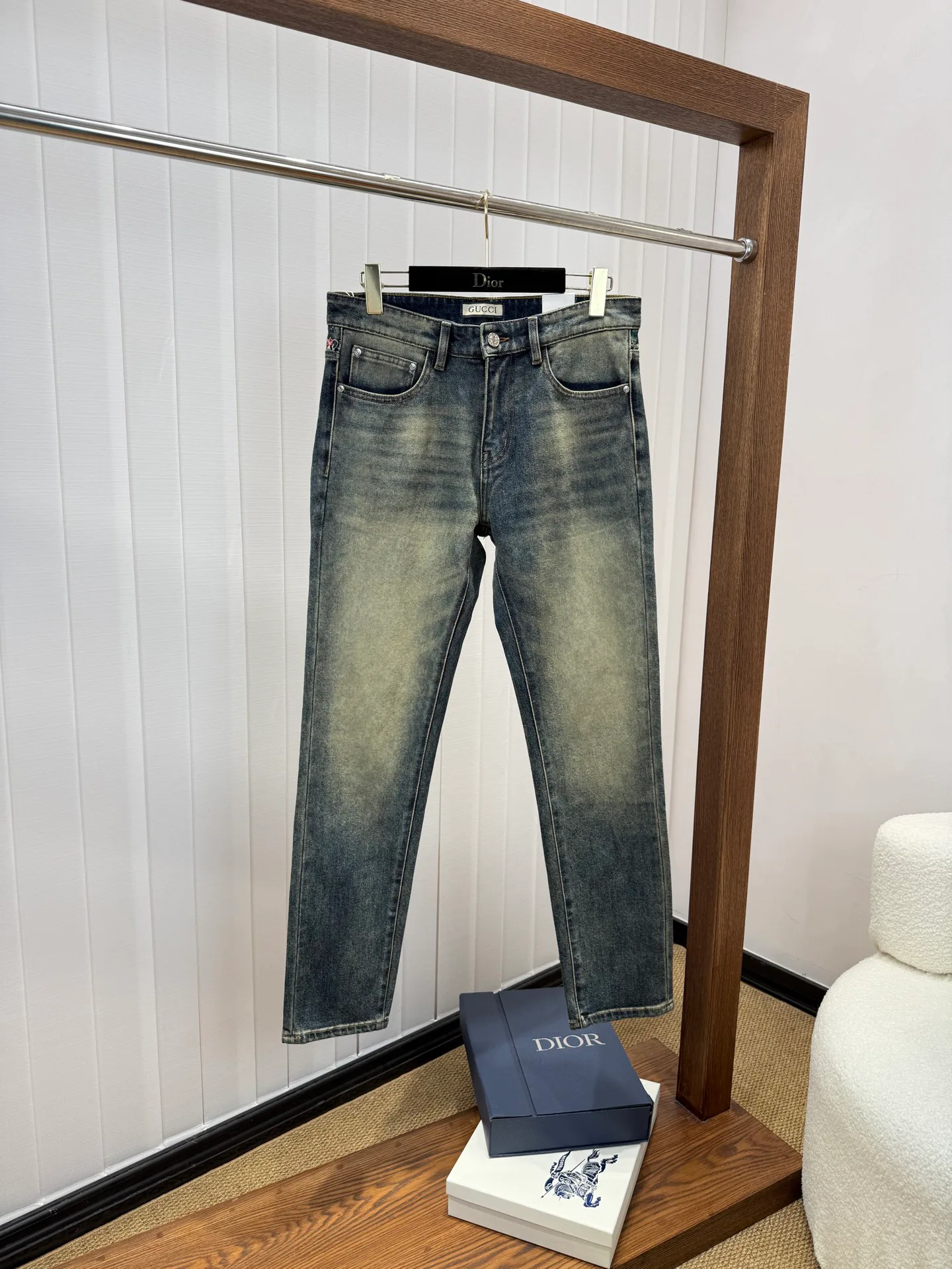 Джинсы Мужские Gucci 18029778