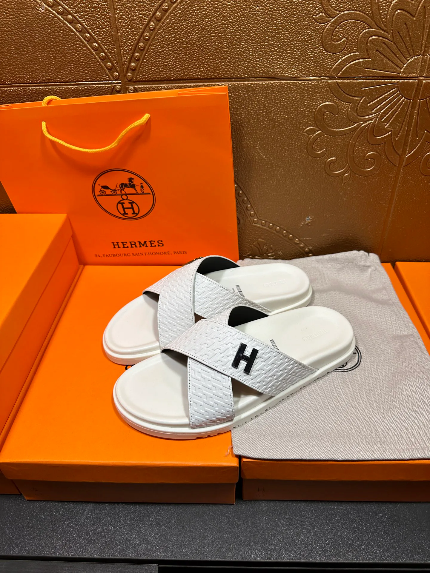 Шлепанцы Мужские Hermes 283928