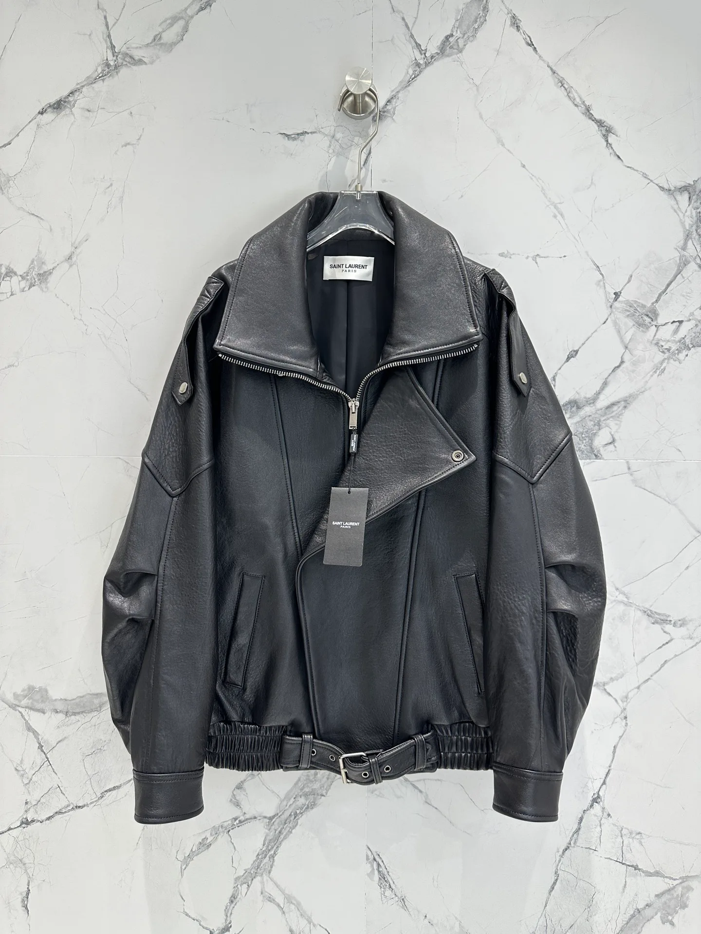 Кожаные Куртки И Дублёнки Женские Saint Laurent 11164735