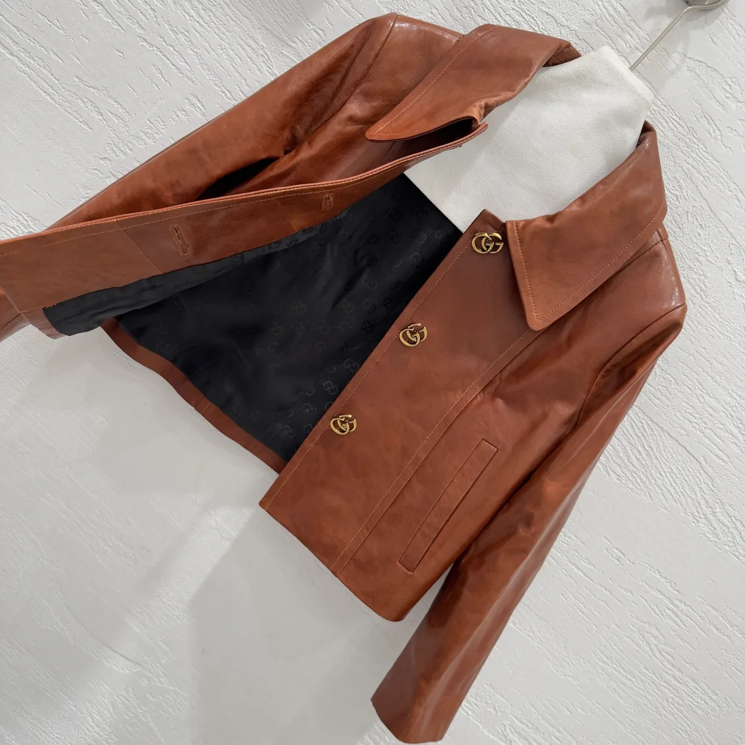 Кожаные Куртки И Дублёнки Женские Gucci 12717807