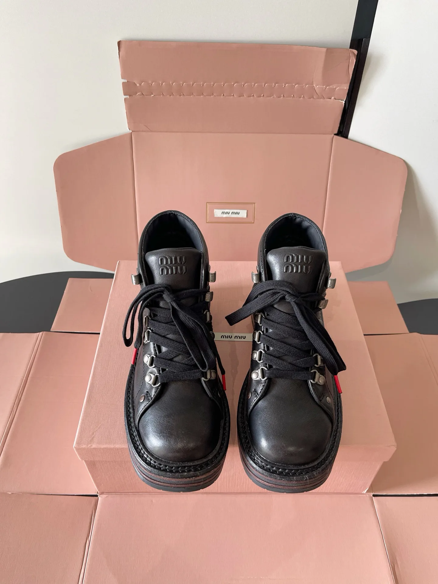 Ботинки Женские Miu Miu 18989458
