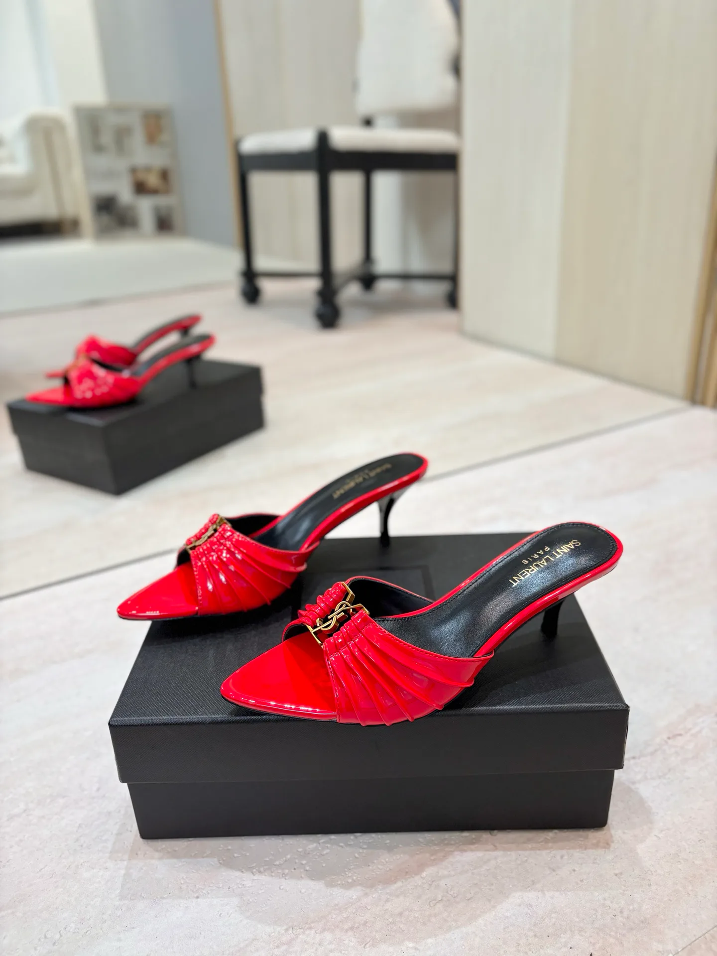 Мюли И Сабо Женские Saint Laurent 17476079