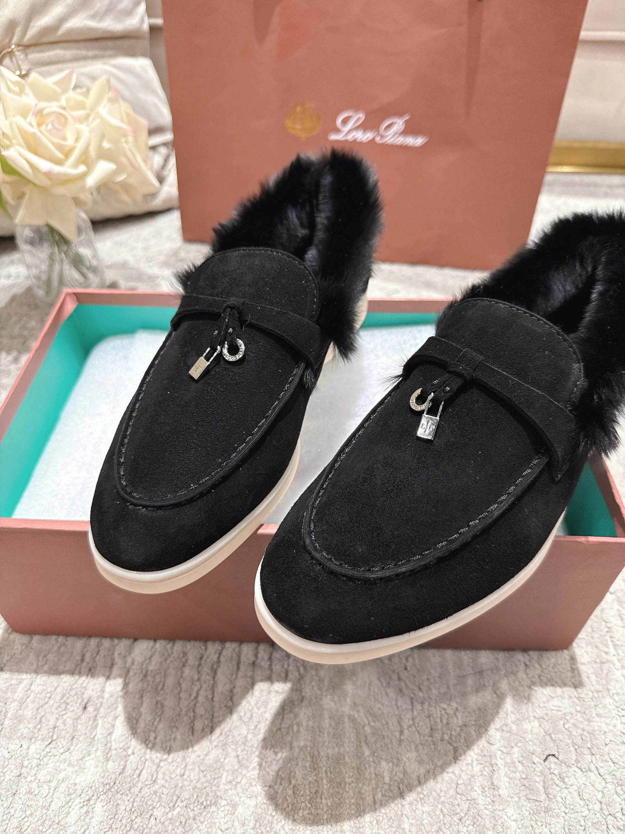 Лоферы Женские Loro Piana 219768