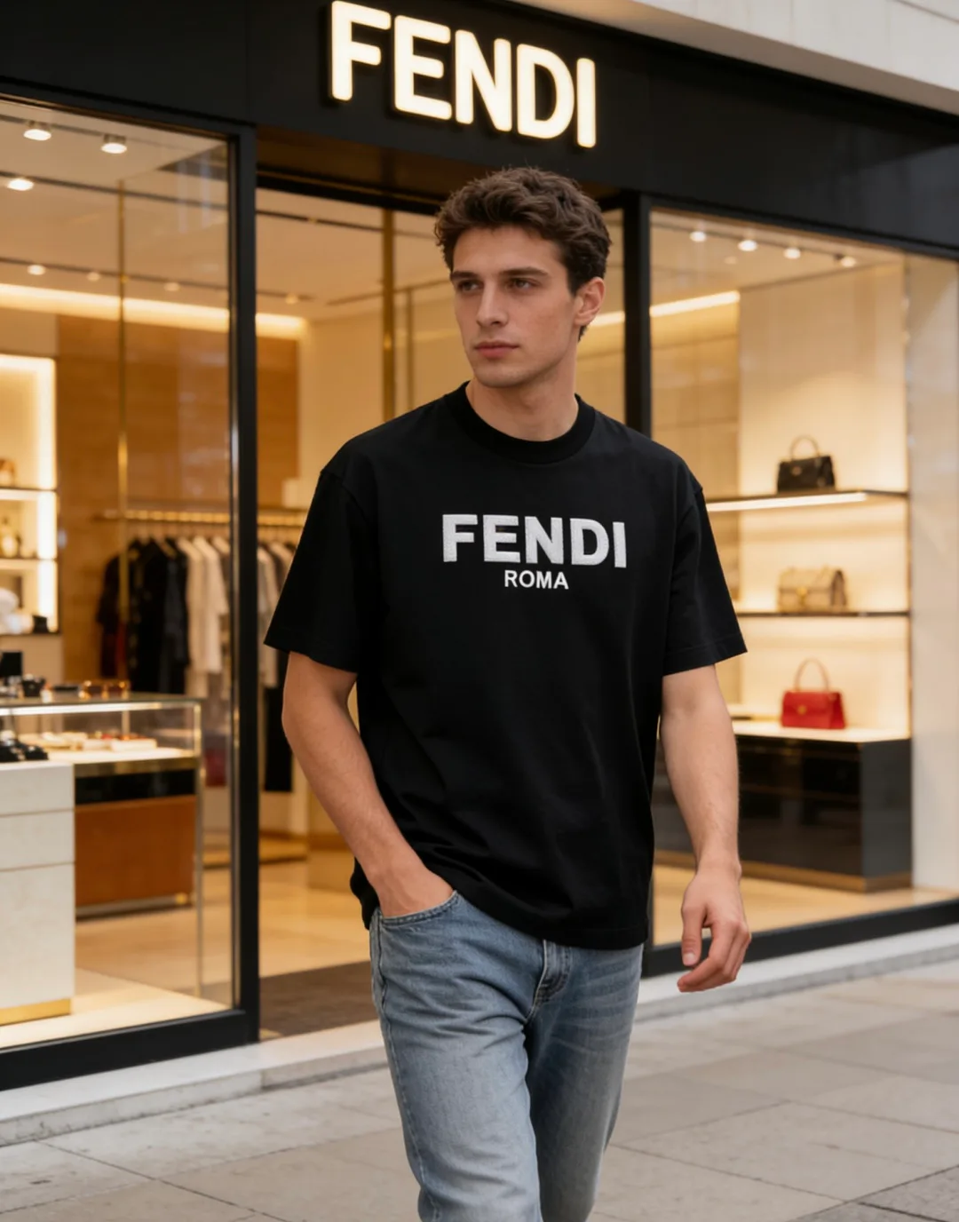 Футболки Мужские Fendi 13442036