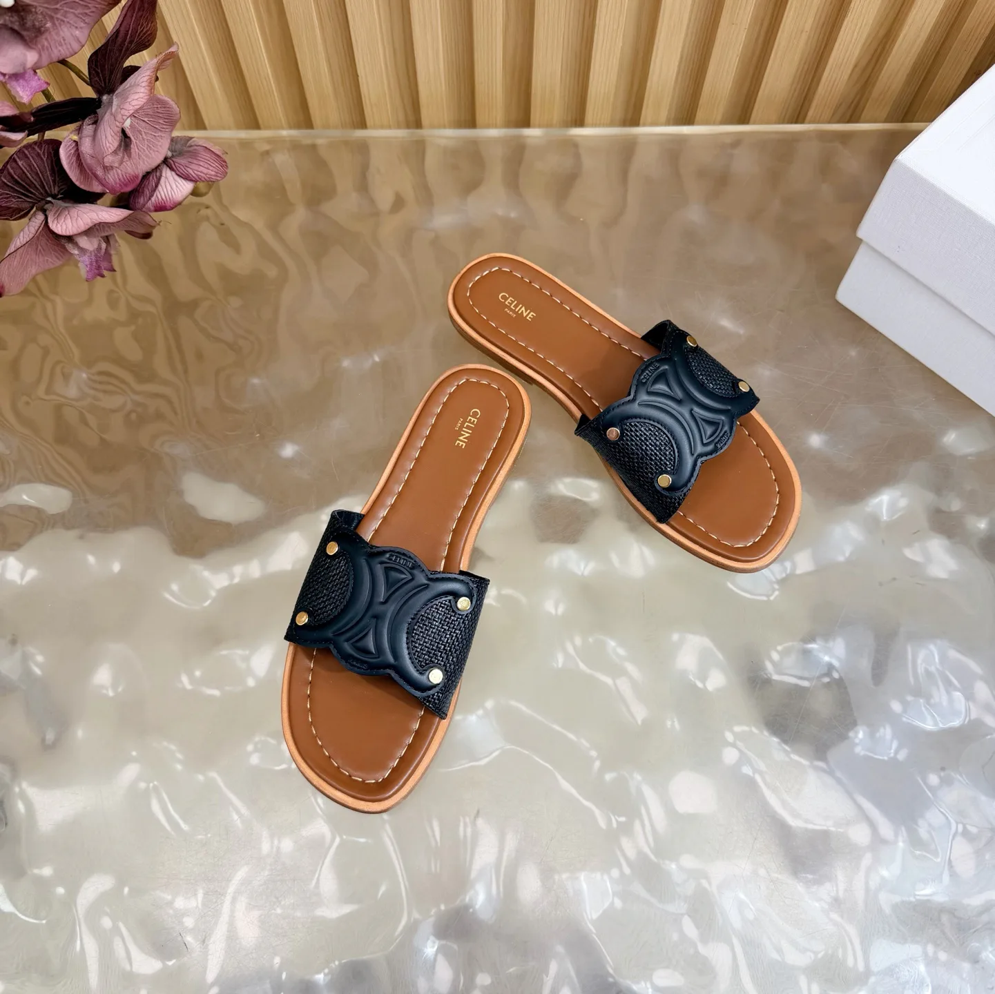 Шлепанцы Женские Celine 11886124