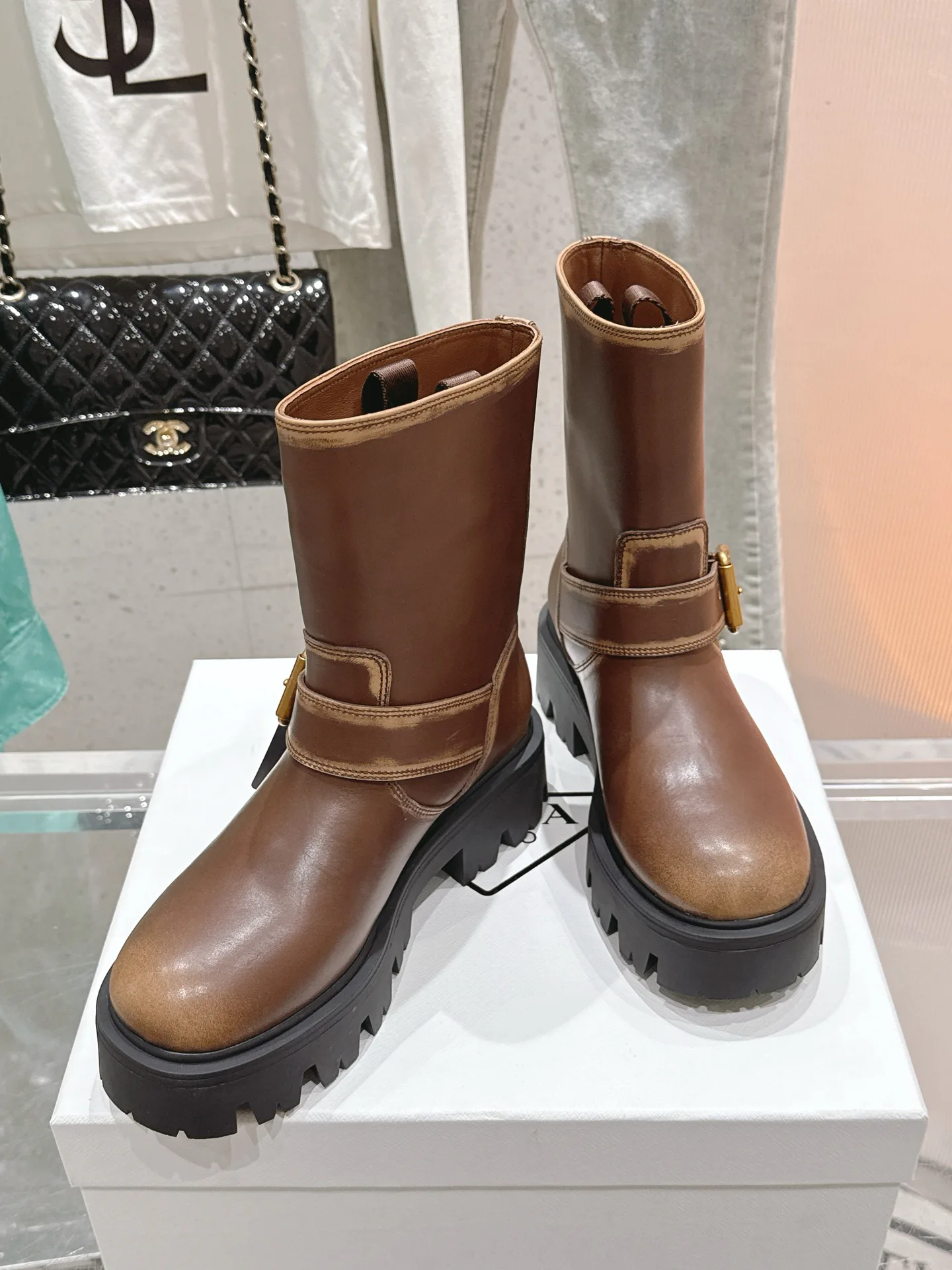 Ботинки Женские Prada 18703095