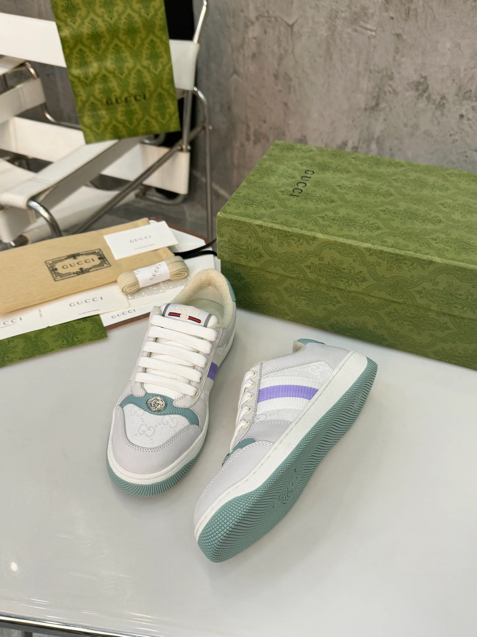 Кроссовки Женские Gucci 1257875