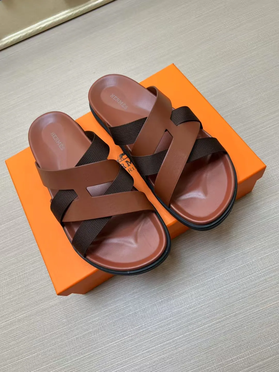 Шлепанцы Мужские Hermes 33464