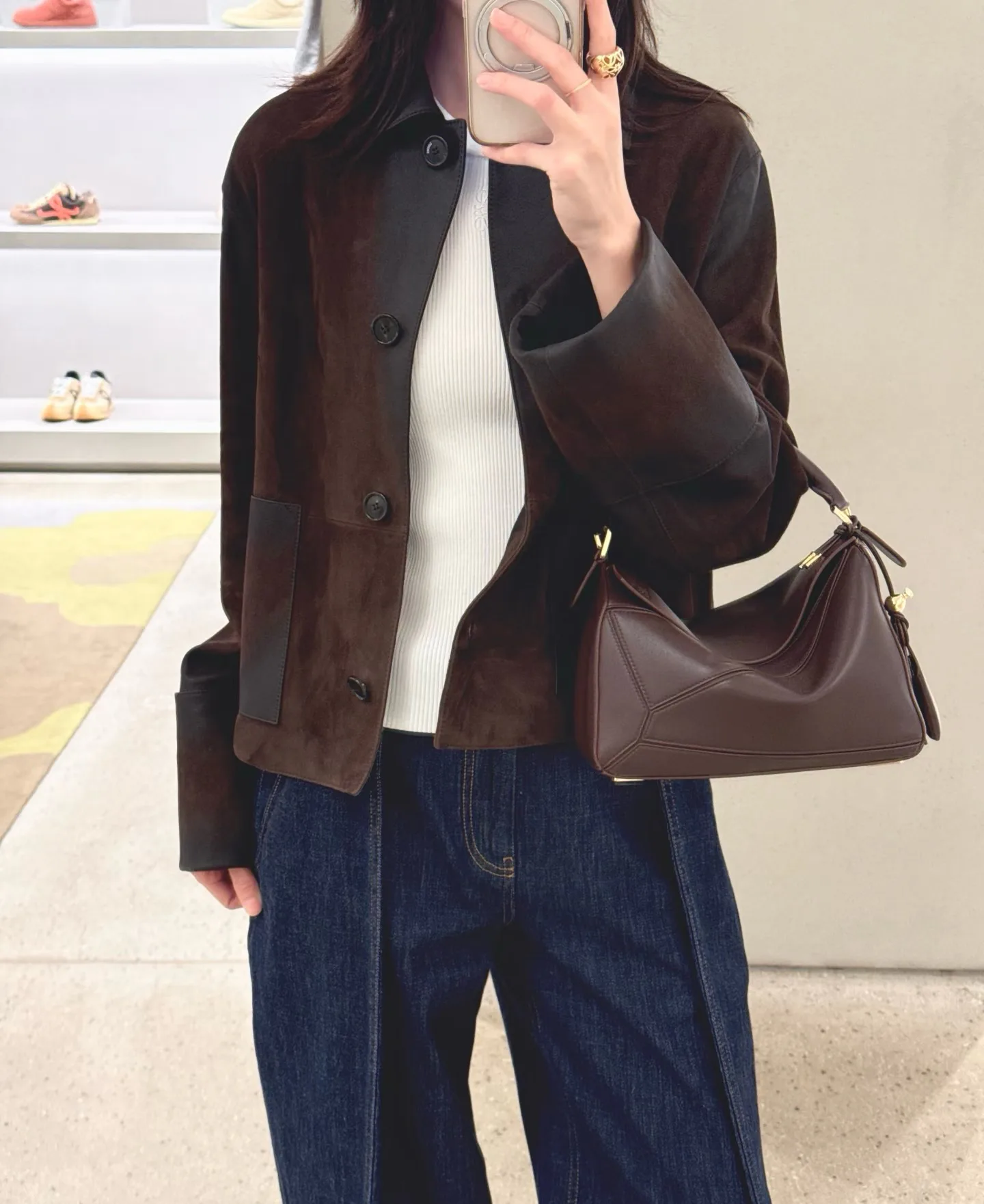 Кожаные Куртки И Дублёнки Женские Loewe 9998141