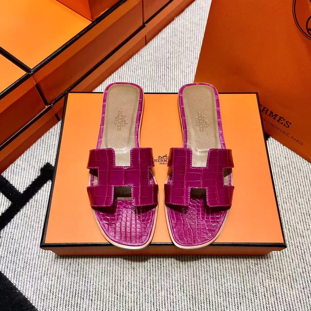 Шлепанцы Женские Hermes 4340689