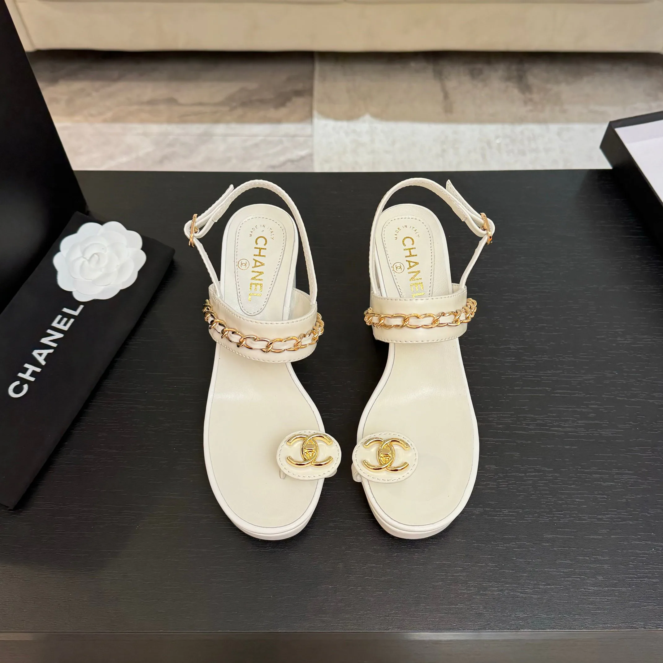 Босоножки Женские Chanel 47268