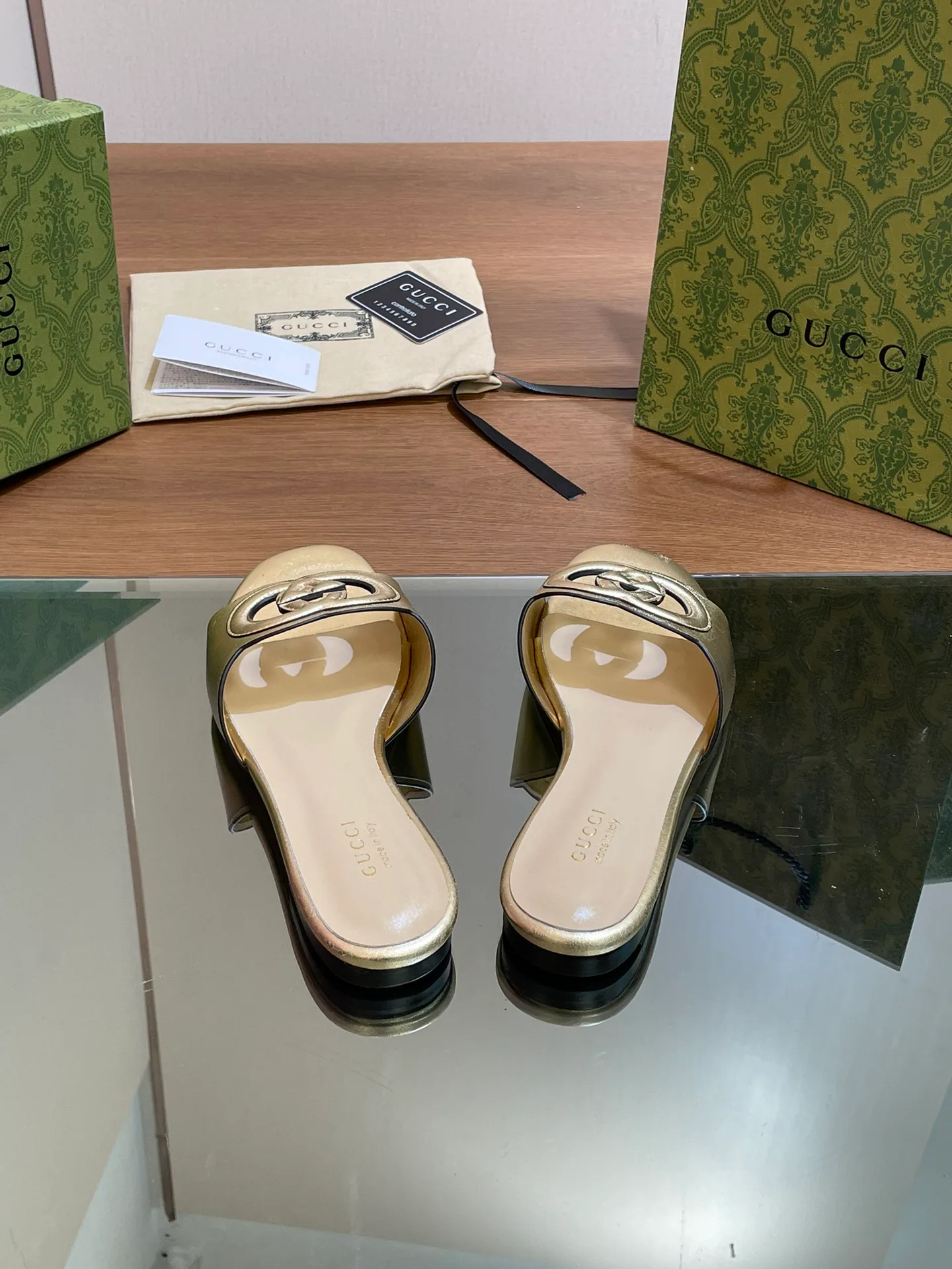 Шлепанцы Женские Gucci 34955