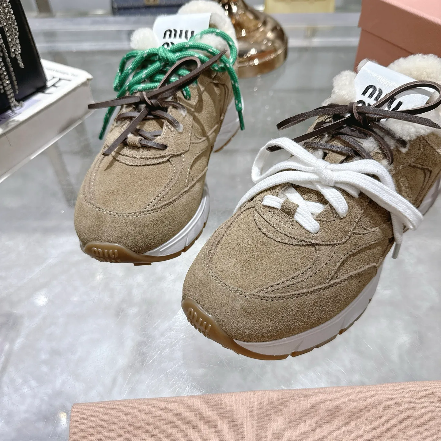 Кроссовки Женские Miu Miu 397964