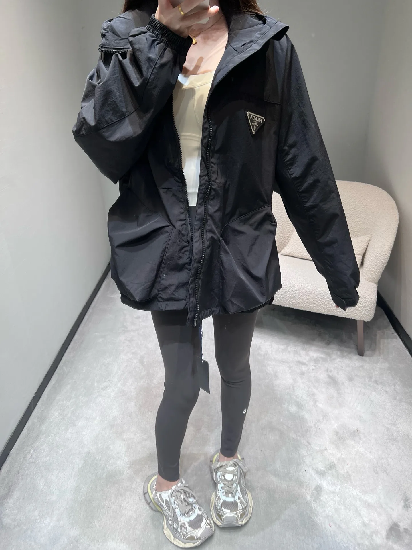 Куртки И Пуховики Женские Prada 1913421