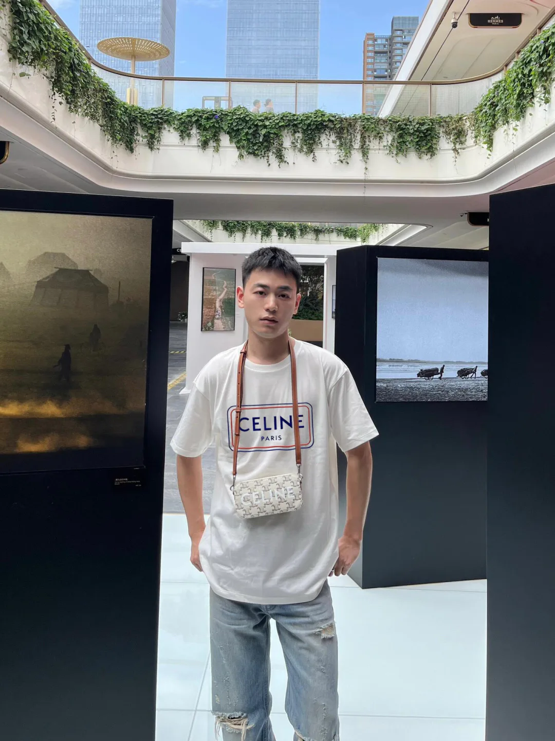 Футболки Мужские Celine 9226510