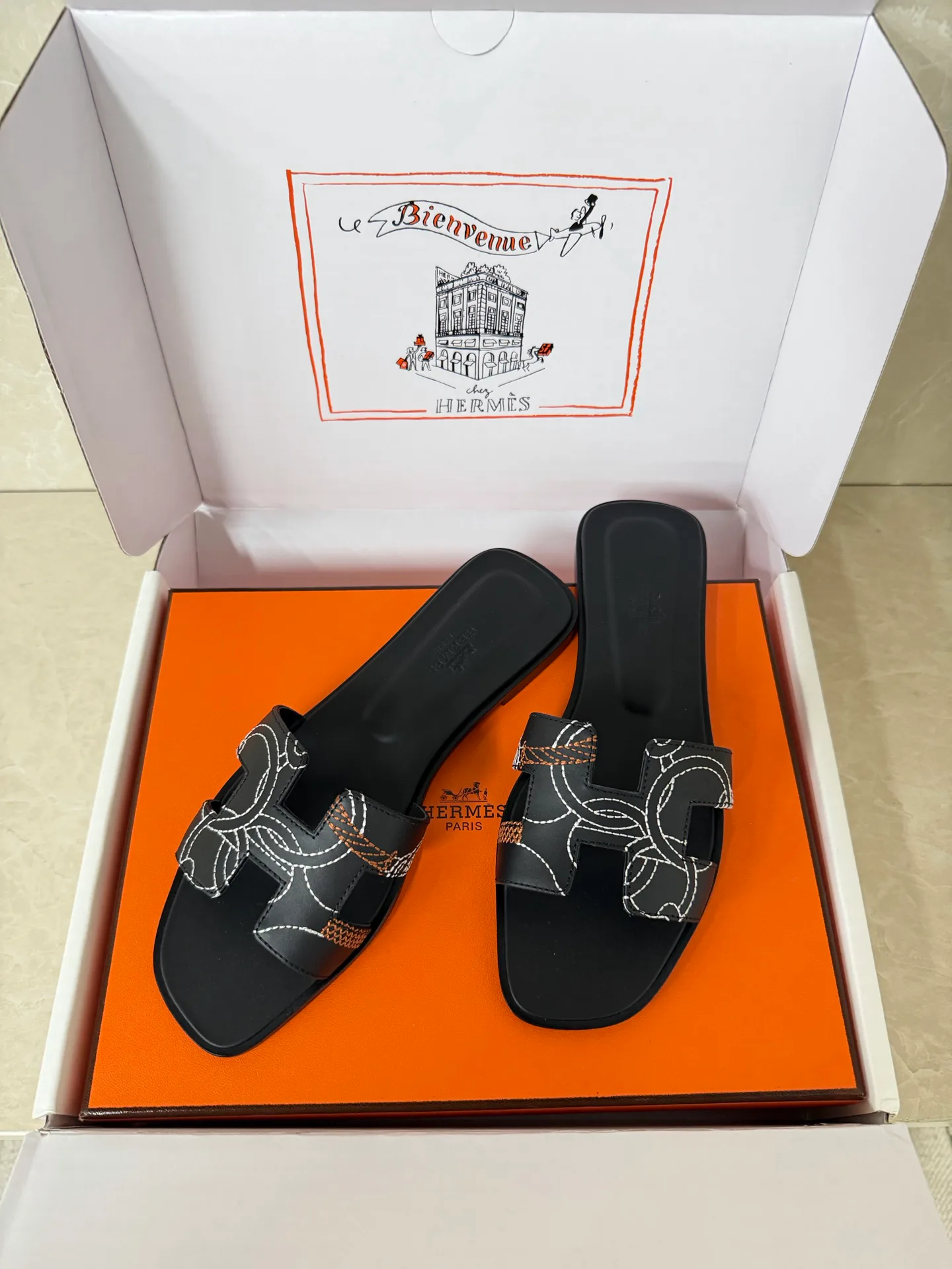 Шлепанцы Женские Hermes 1916416