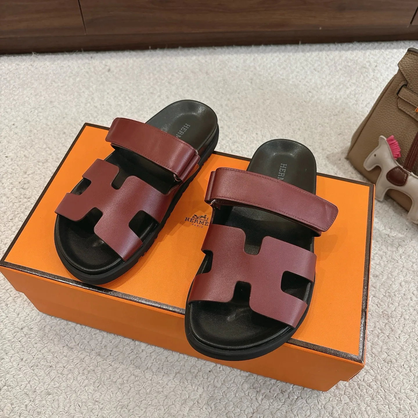 Шлепанцы Женские Hermes 406432