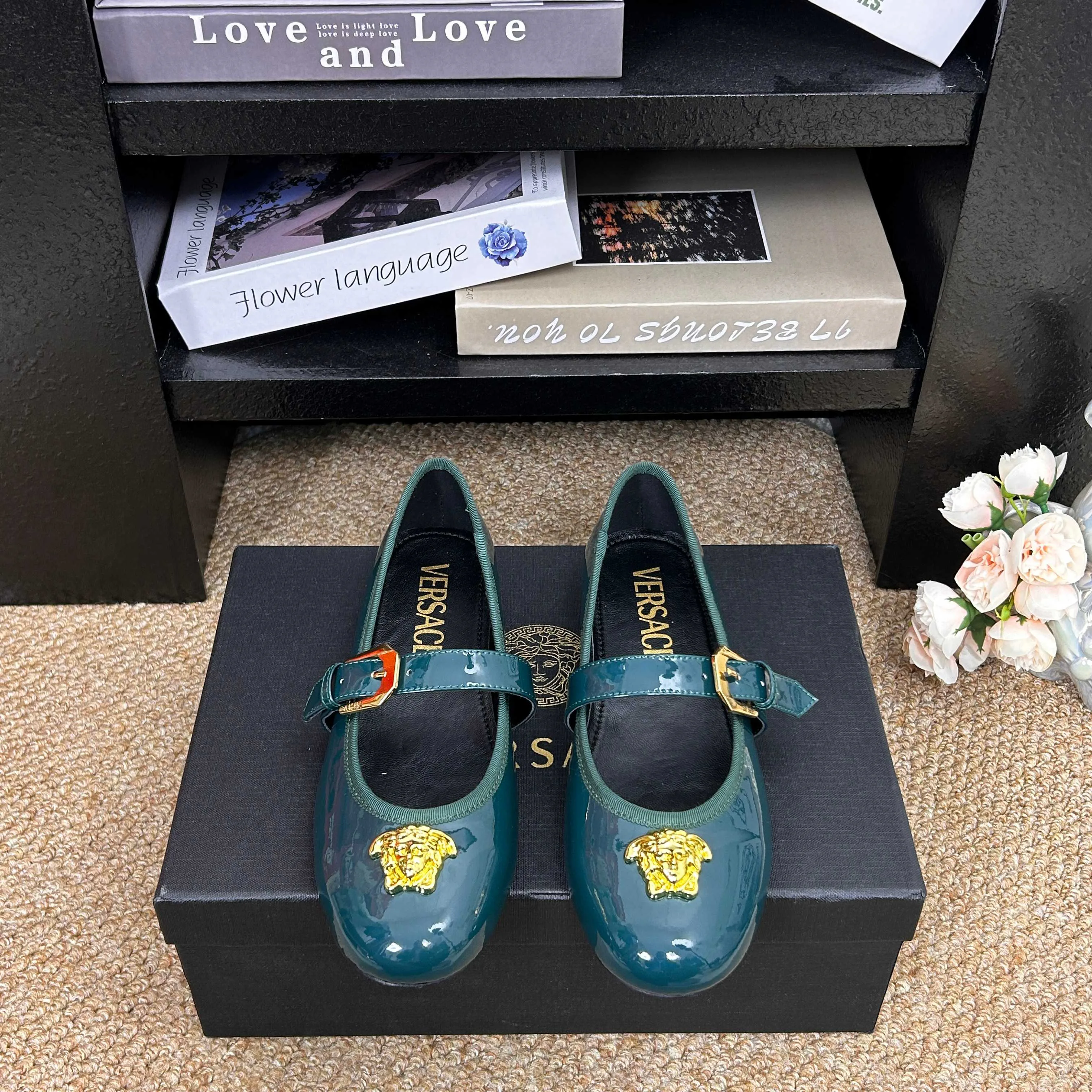 Балетки Женские Versace 9633236