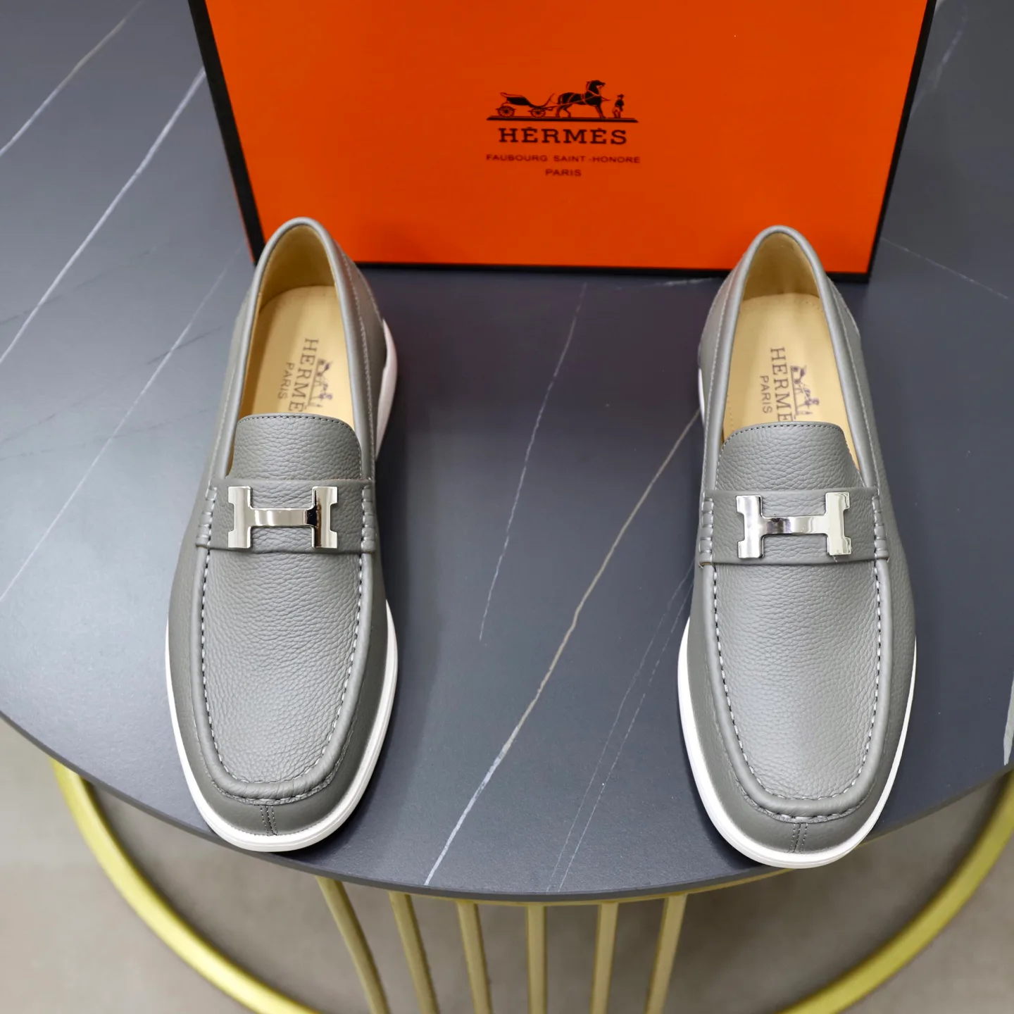 Лоферы Мужские Hermes 366863