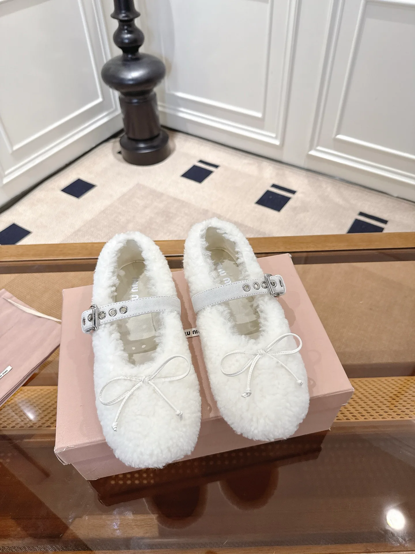 Балетки Женские Miu Miu 389181