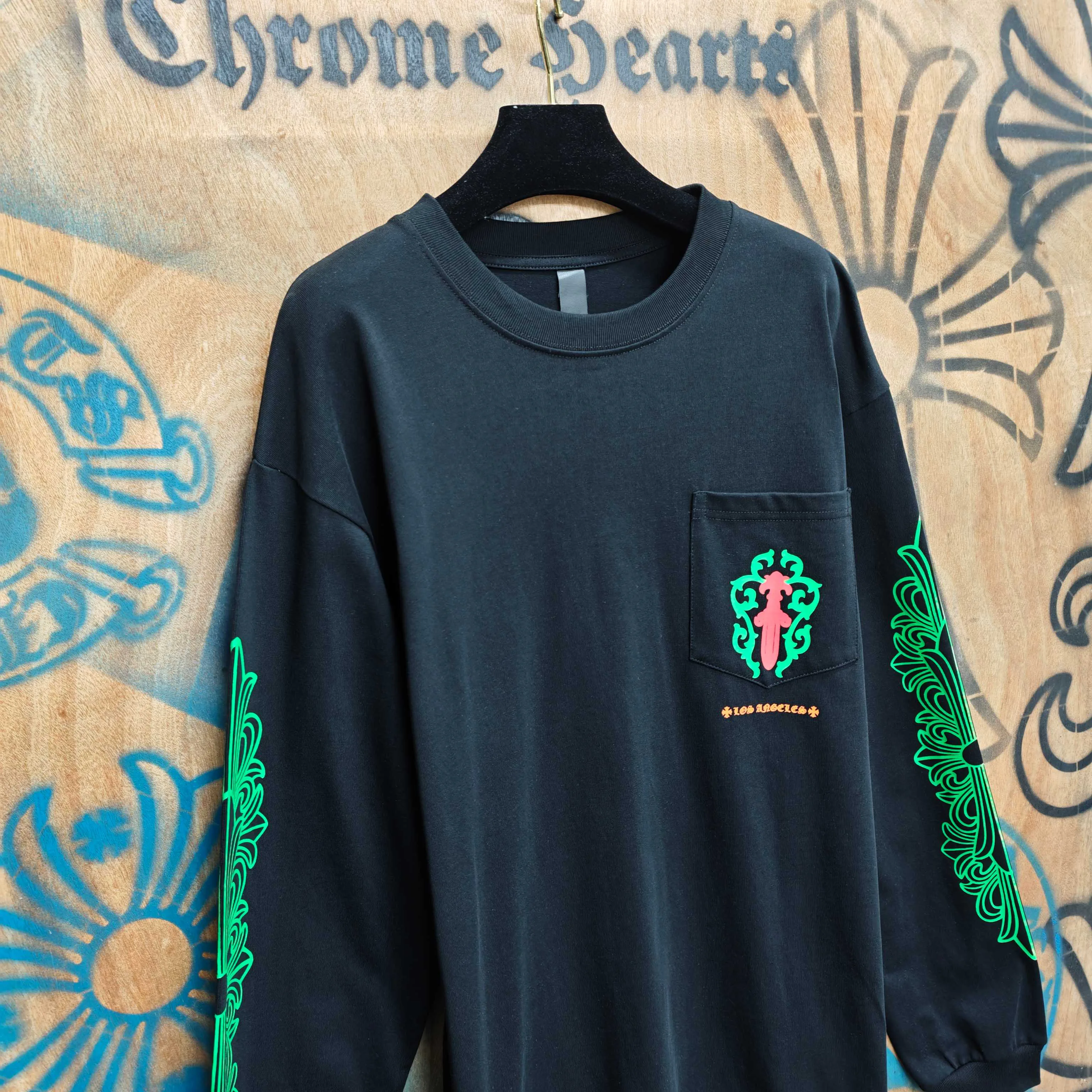 Лонгсливы Мужские Chrome Hearts 11808764