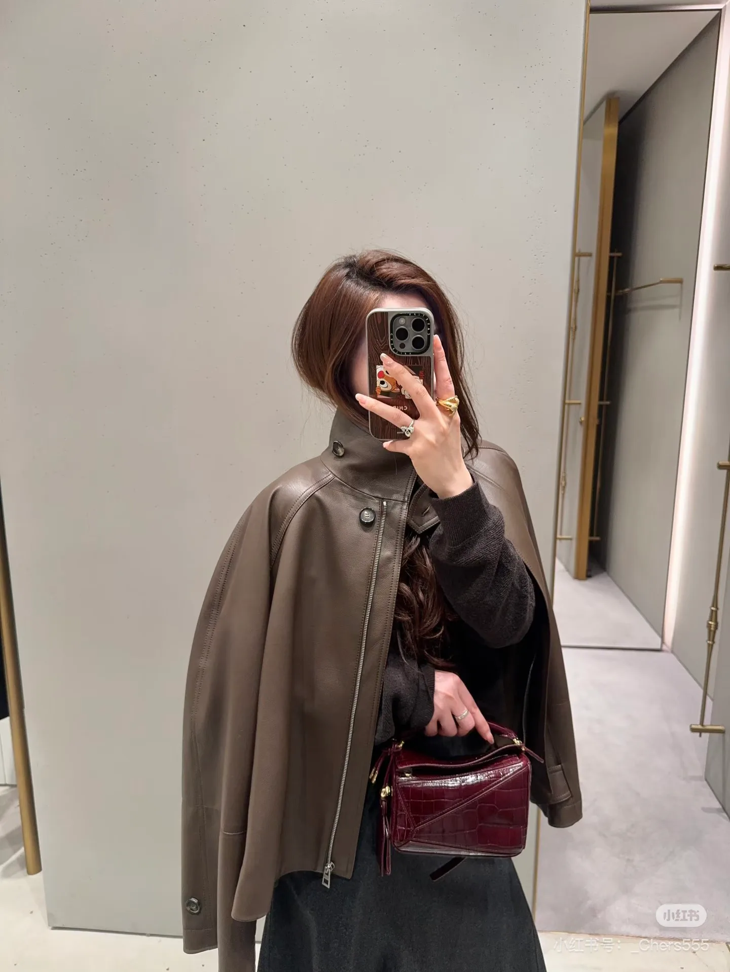 Кожаные Куртки И Дублёнки Женские Loewe 5058890