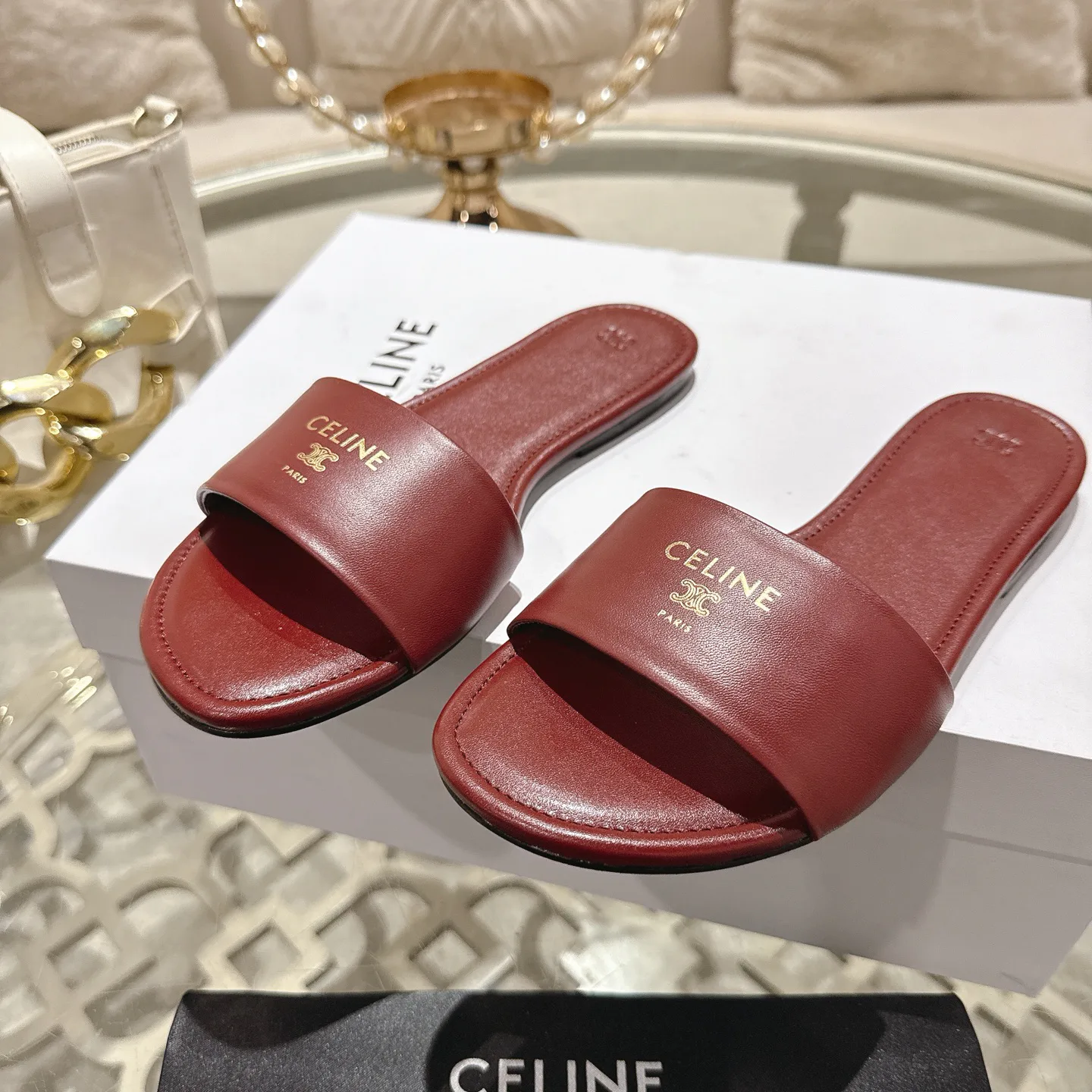 Шлепанцы Женские Celine 2375717