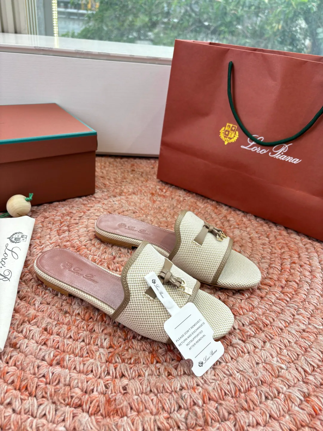 Шлепанцы Женские Loro Piana 11745825