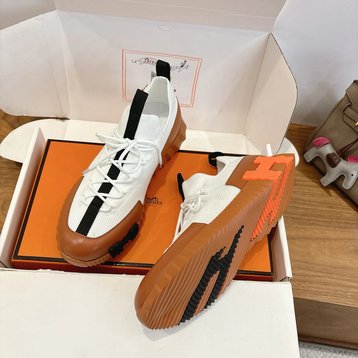 Кроссовки Женские Hermes 4852646