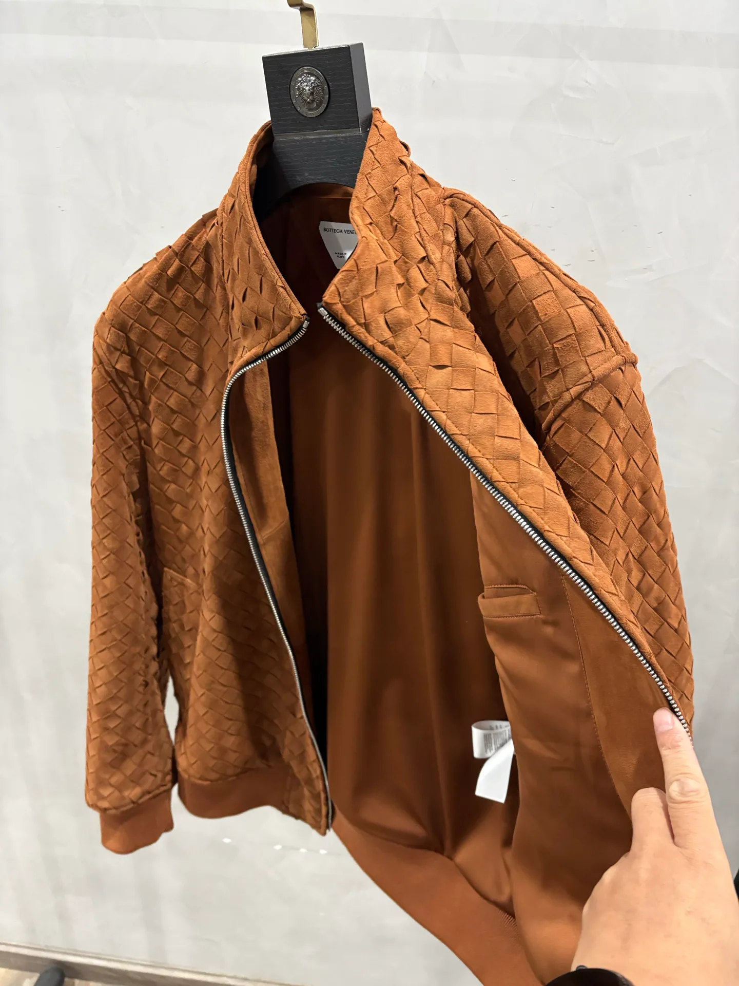 Кожаные Куртки И Дублёнки Мужские Bottega Veneta 860140