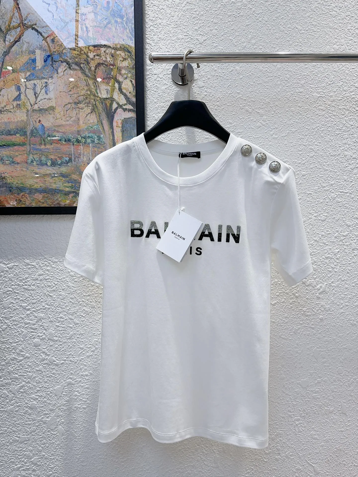 Футболки Женские Balmain 10612529