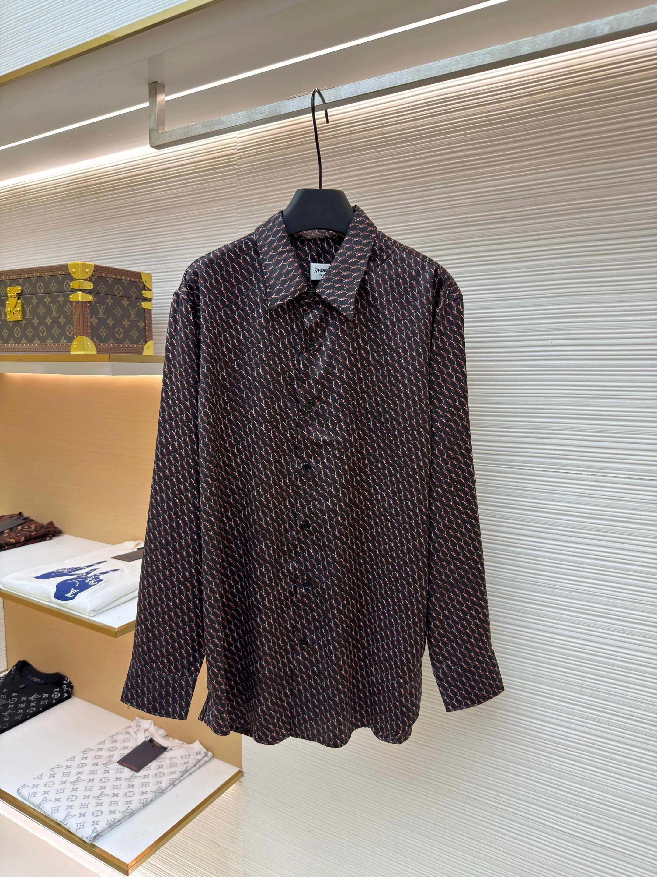 Рубашки Мужские Saint Laurent 18513804