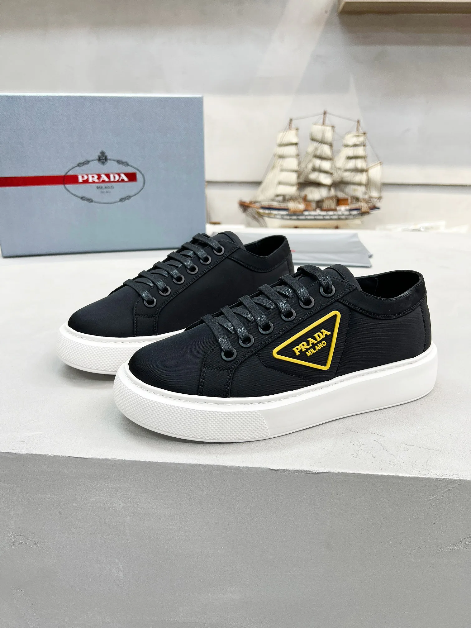 Кеды Мужские Prada 1801604