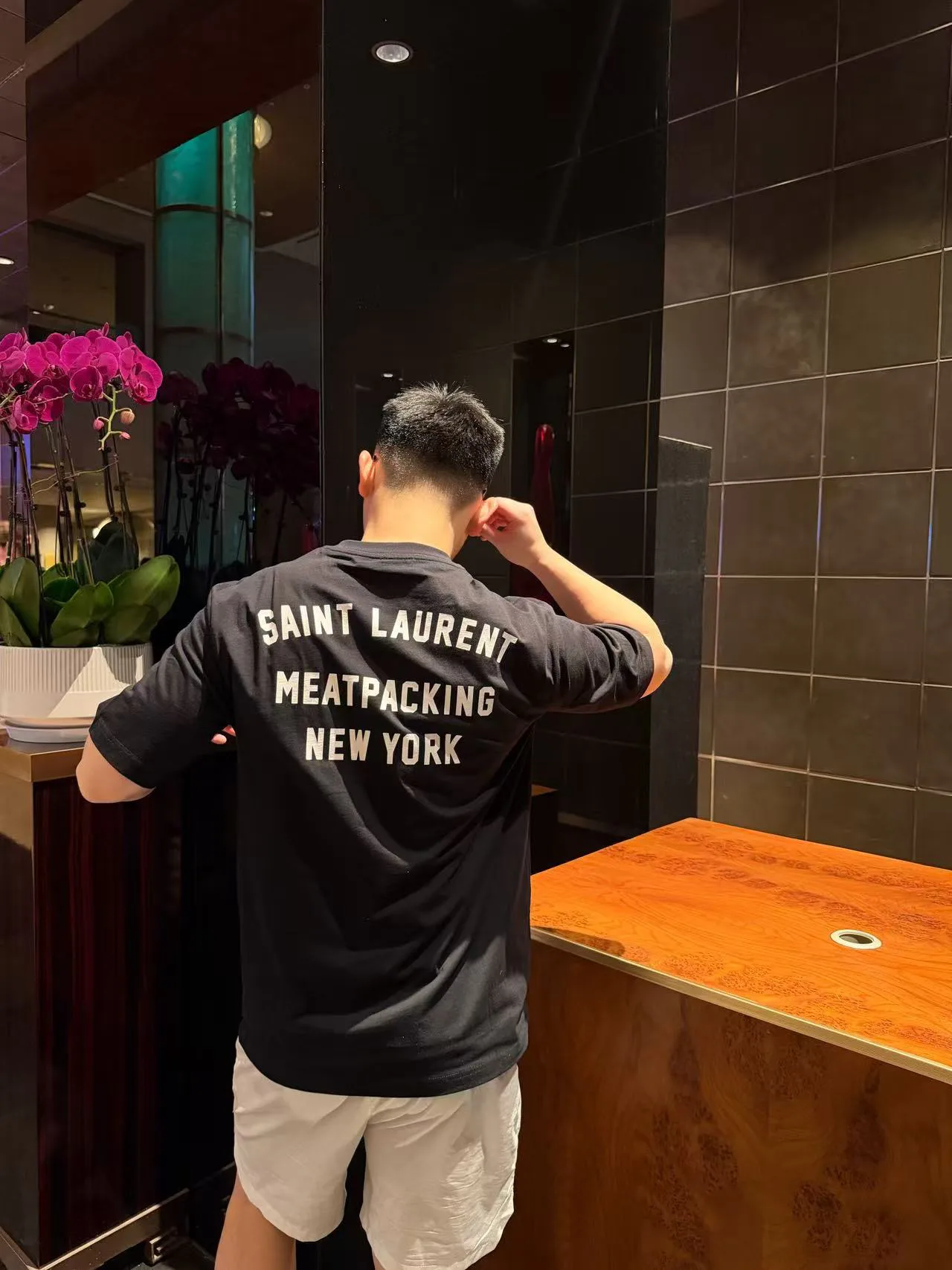 Футболки Мужские Saint Laurent 5006323