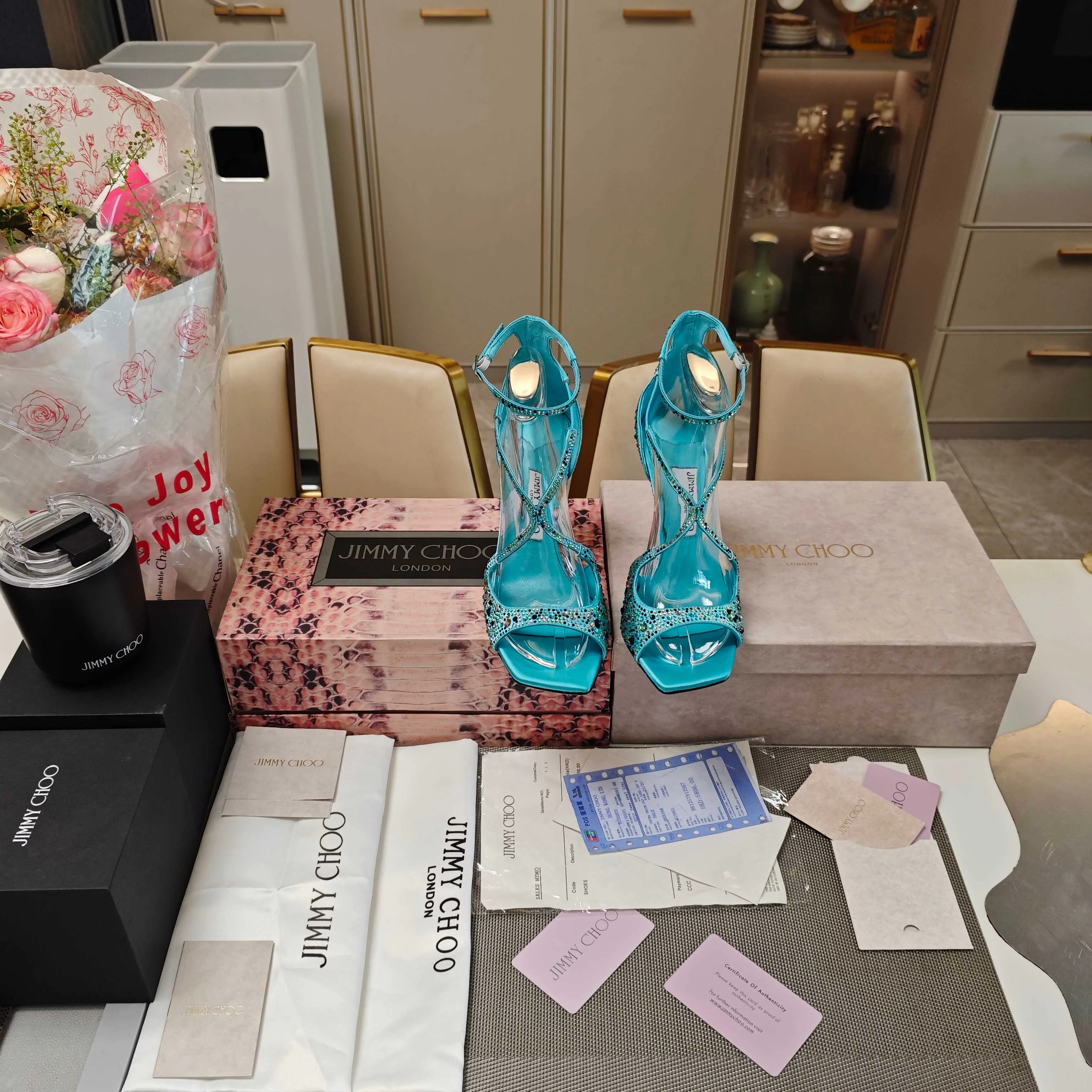 Босоножки Женские Jimmy Choo 17910282