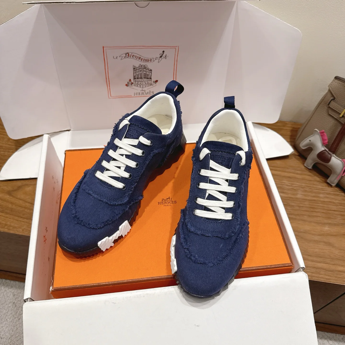 Кроссовки Женские Hermes 4214619
