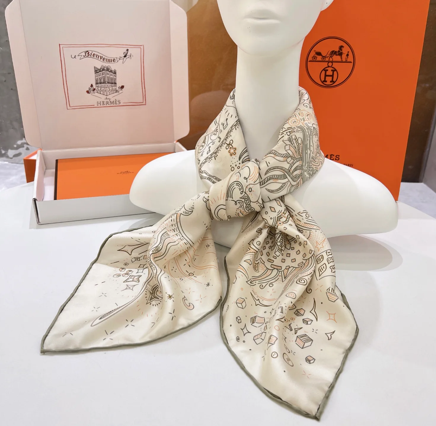 Платки Hermes 13145905